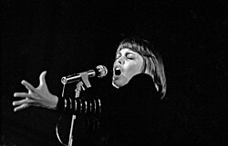Portrait of Mireille Mathieu