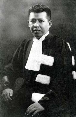 Portrait of Pridi Banomyong