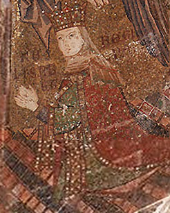 Portrait of Elizabeth of Carinthia, Queen of Sicily