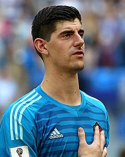 Portrait of Thibaut Courtois