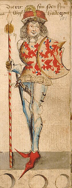 Portrait of Dirk II, Count of Holland