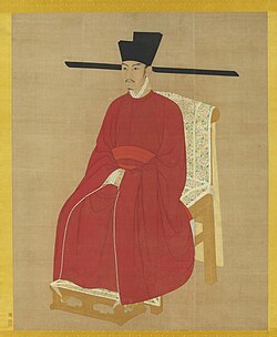 Portrait of Emperor Zhezong of Song