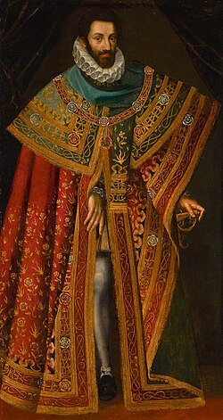 Portrait of Emanuele Filiberto I, Duke of Savoy