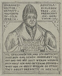 Portrait of Johannes Agricola