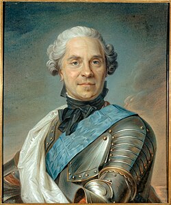 Portrait of Maurice de Saxe