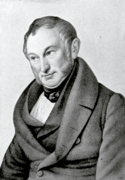 Portrait of Johann Heinrich von Thünen