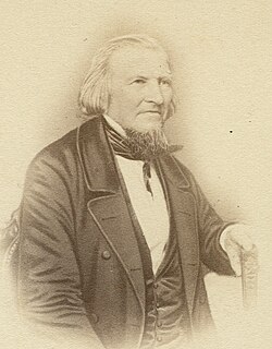 Portrait of August Heinrich Hoffmann von Fallersleben