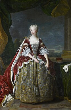 Portrait of Princess Augusta of Saxe-Gotha