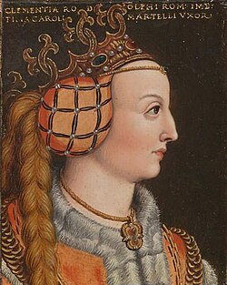 Portrait of Clemence of Austria