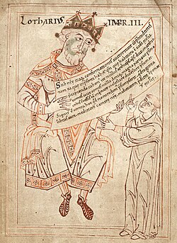Portrait of Lothair III