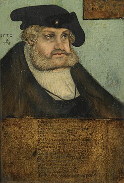 Portrait of Frederick III of Saxony
