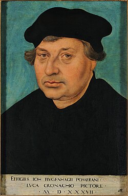 Portrait of Johannes Bugenhagen