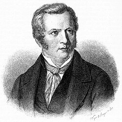 Portrait of Gustav Schwab