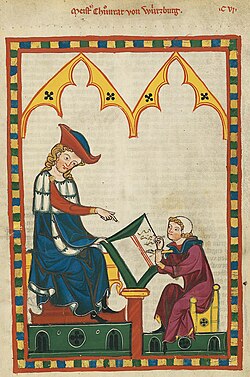 Portrait of Konrad von Würzburg
