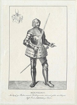 Portrait of Bernard I, Margrave of Baden-Baden