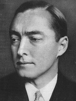 Portrait of Richard Nikolaus von Coudenhove-Kalergi