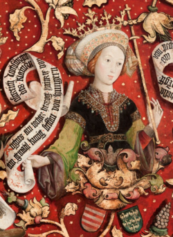 Portrait of Agnes of Austria, Queen of Hungary
