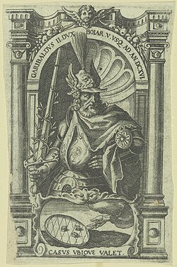 Portrait of Garibald II of Bavaria