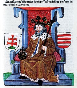 Portrait of Stephen II of Hungary