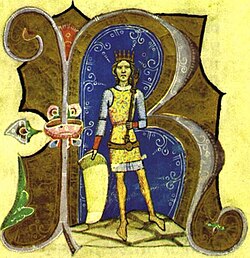 Portrait of Géza II of Hungary