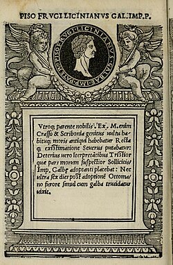 Portrait of Lucius Calpurnius Piso Frugi Licinianus