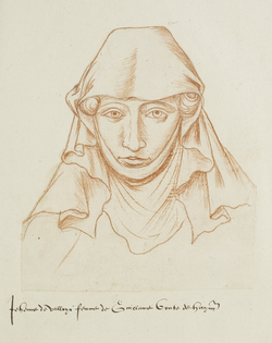 Portrait of Joan of Valois, Countess of Hainaut