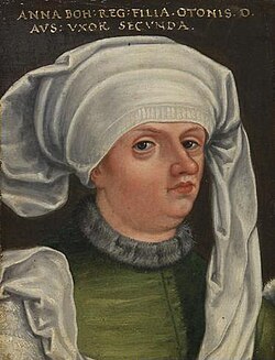 Portrait of Anne of Bohemia, Duchess of Austria