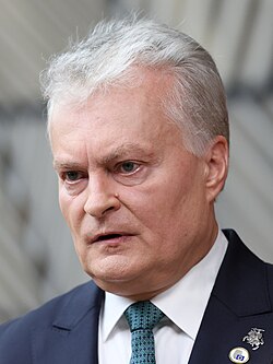 Portrait of Gitanas Nausėda