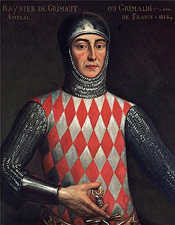 Portrait of Rainier I of Monaco, Lord of Cagnes