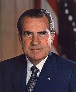 Portrait of Richard Nixon