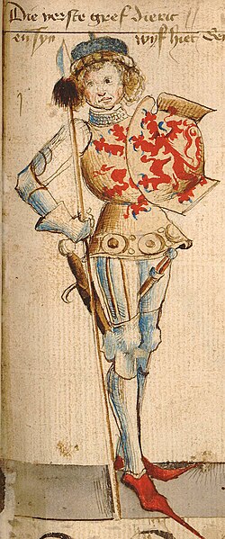 Portrait of Dirk I, Count of Holland