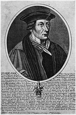 Portrait of Oronce Finé