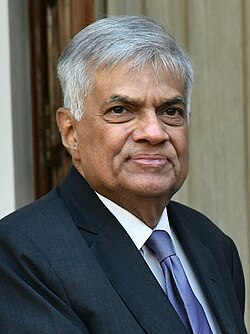 Portrait of Ranil Wickremesinghe