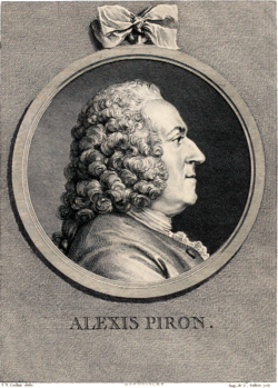 Portrait of Alexis Piron